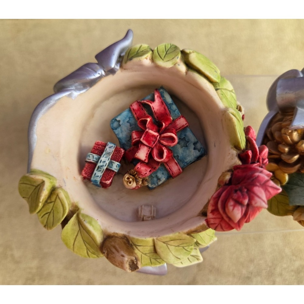 HARMONY KINGDOM Lord Byron's Bouquets "Christmas Bouquet", Vintage w/ Box - Picture 7 of 10